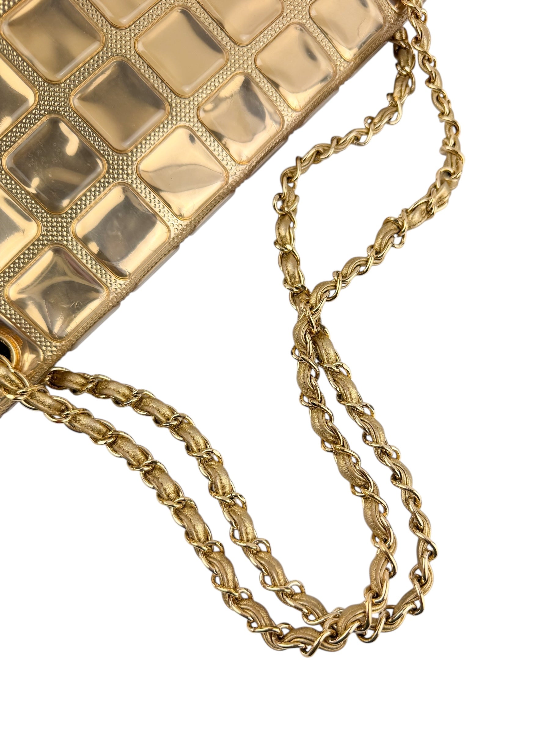 Chanel Ice Cube Flap Bag Quilted Vinyl