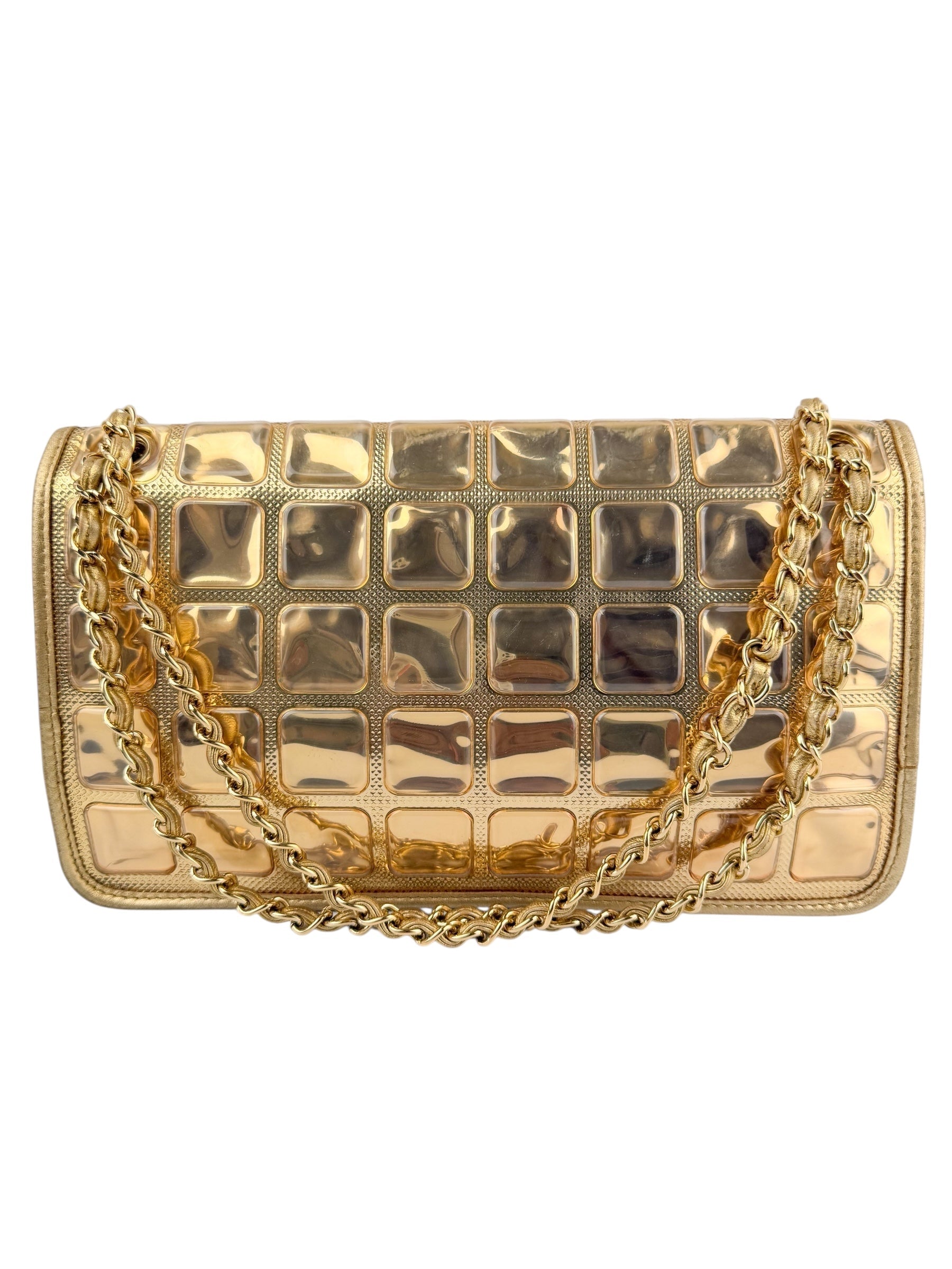 Chanel Ice Cube Flap Bag Quilted Vinyl