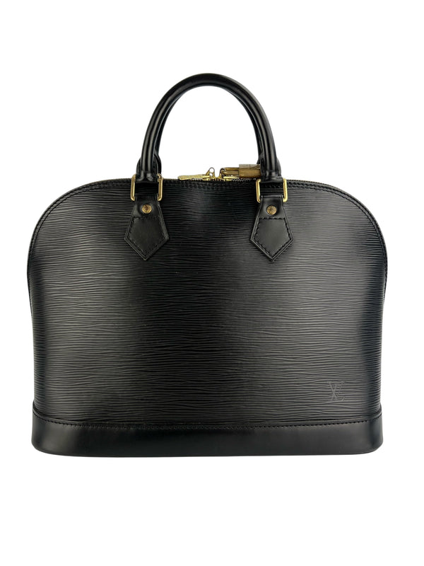 Louis Vuitton PM Black Epi Alma