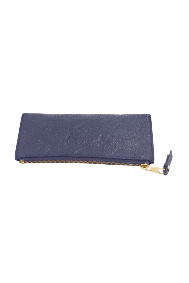 Louis Vuitton Navy Empriente Zip Pouch