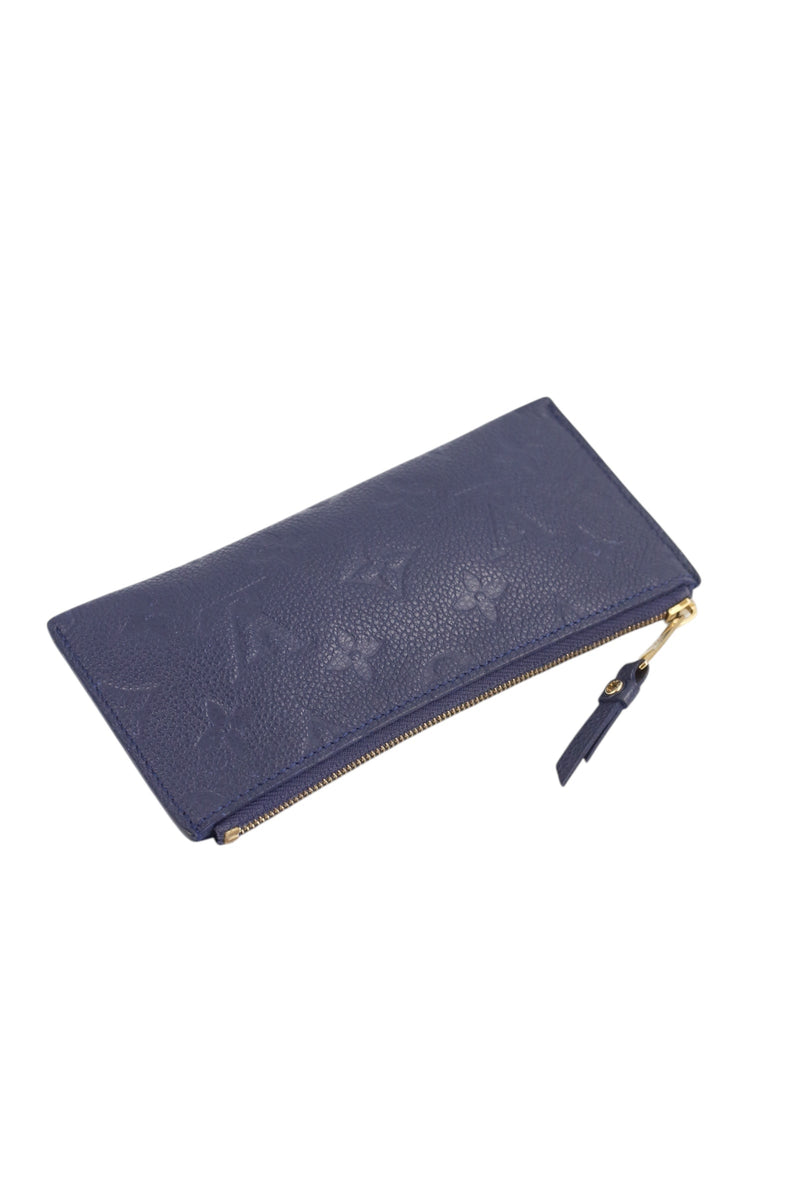 Louis Vuitton Navy Empriente Zip Pouch