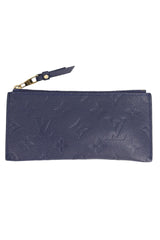 Louis Vuitton Navy Empriente Zip Pouch
