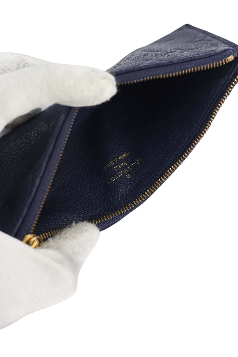 Louis Vuitton Navy Empriente Zip Pouch