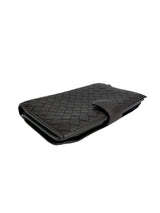 Bottega Veneta Brown Intrecciato Compact Wallet
