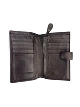 Bottega Veneta Brown Intrecciato Compact Wallet
