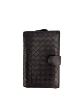 Bottega Veneta Brown Intrecciato Compact Wallet