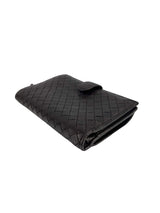 Bottega Veneta Brown Intrecciato Compact Wallet