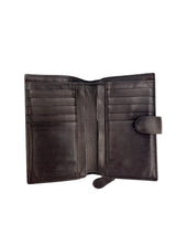 Bottega Veneta Brown Intrecciato Compact Wallet