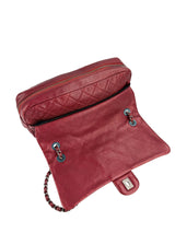 Chanel Burgundy Caviar Single Flap Zip (In Box)