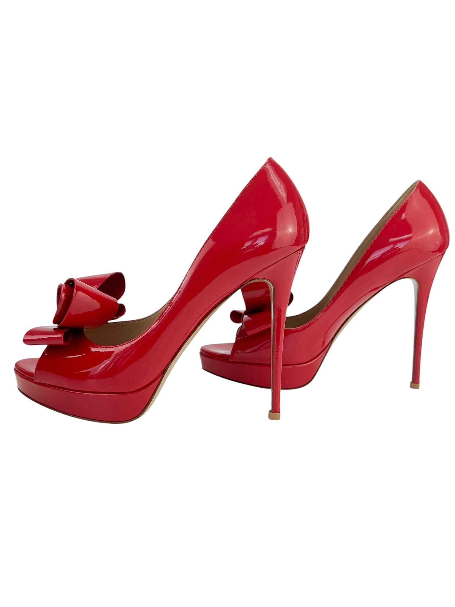 Valentino Red Bow Heels Size 38