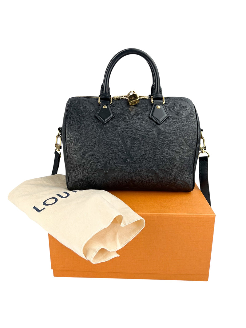 Louis Vuitton Black Bandouliere 25 (FULL SET)