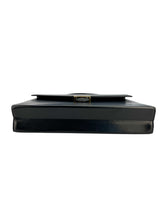 Valentino Vintage Black Leather Briefcase