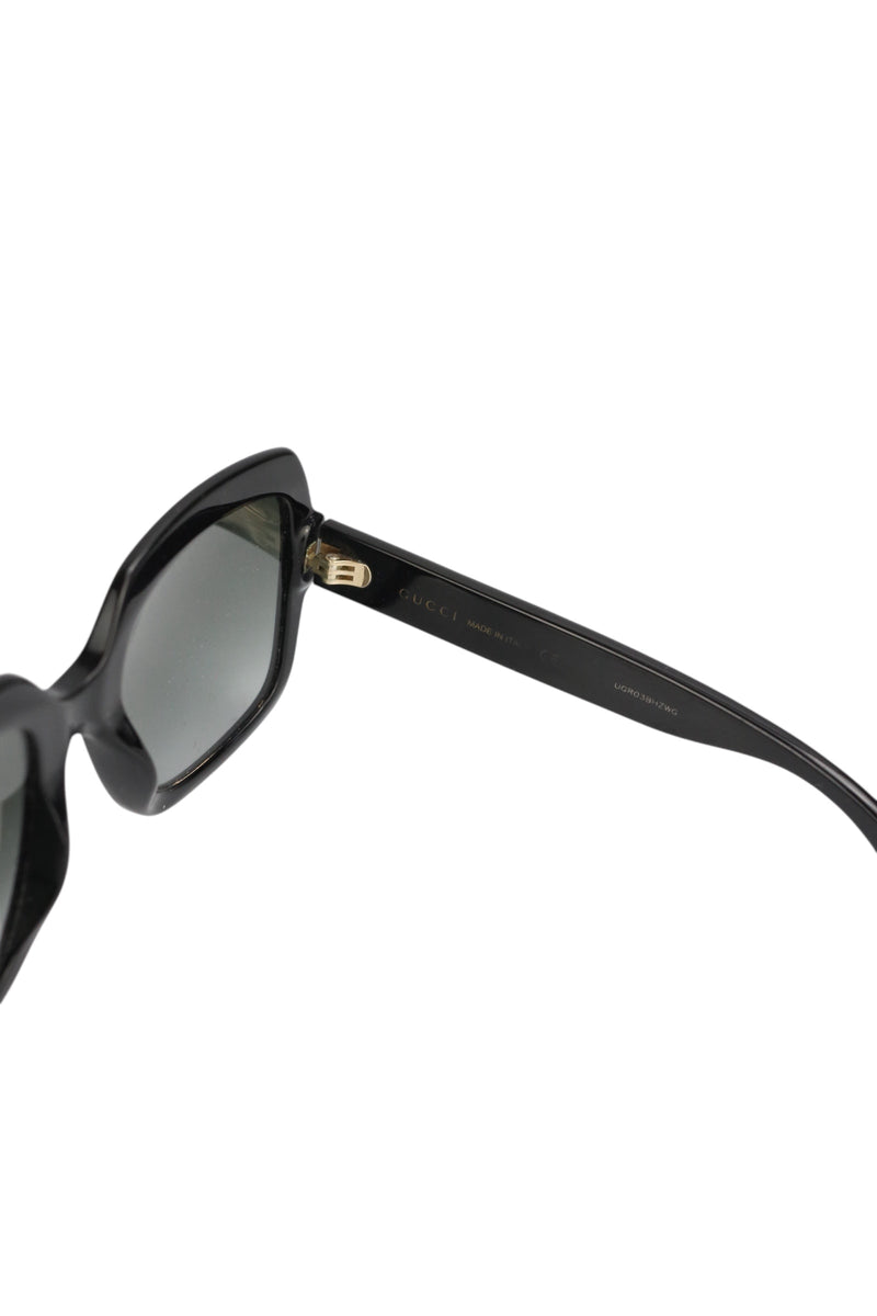 Gucci Black Square Sunglasses W/ Hard Case