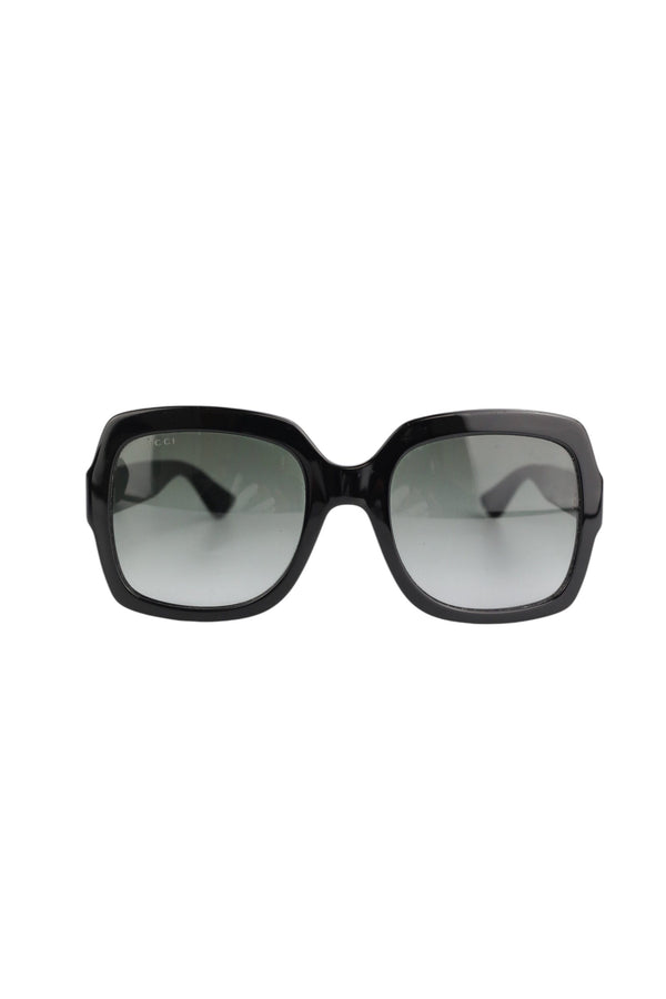 Gucci Black Square Sunglasses W/ Hard Case