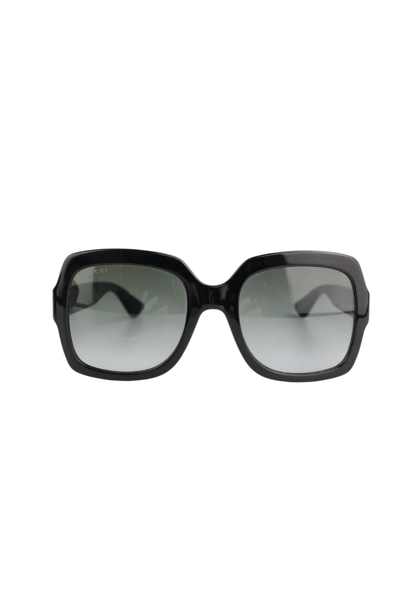 Gucci Black Square Sunglasses W/ Hard Case