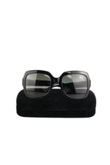 Gucci Black Square Sunglasses W/ Hard Case