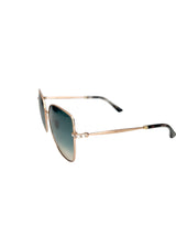Jimmy Choo Rose Gold Metal Sunglasses