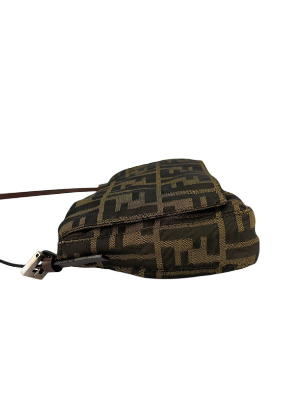 Fendi Zucca Flap Baguette Oversized