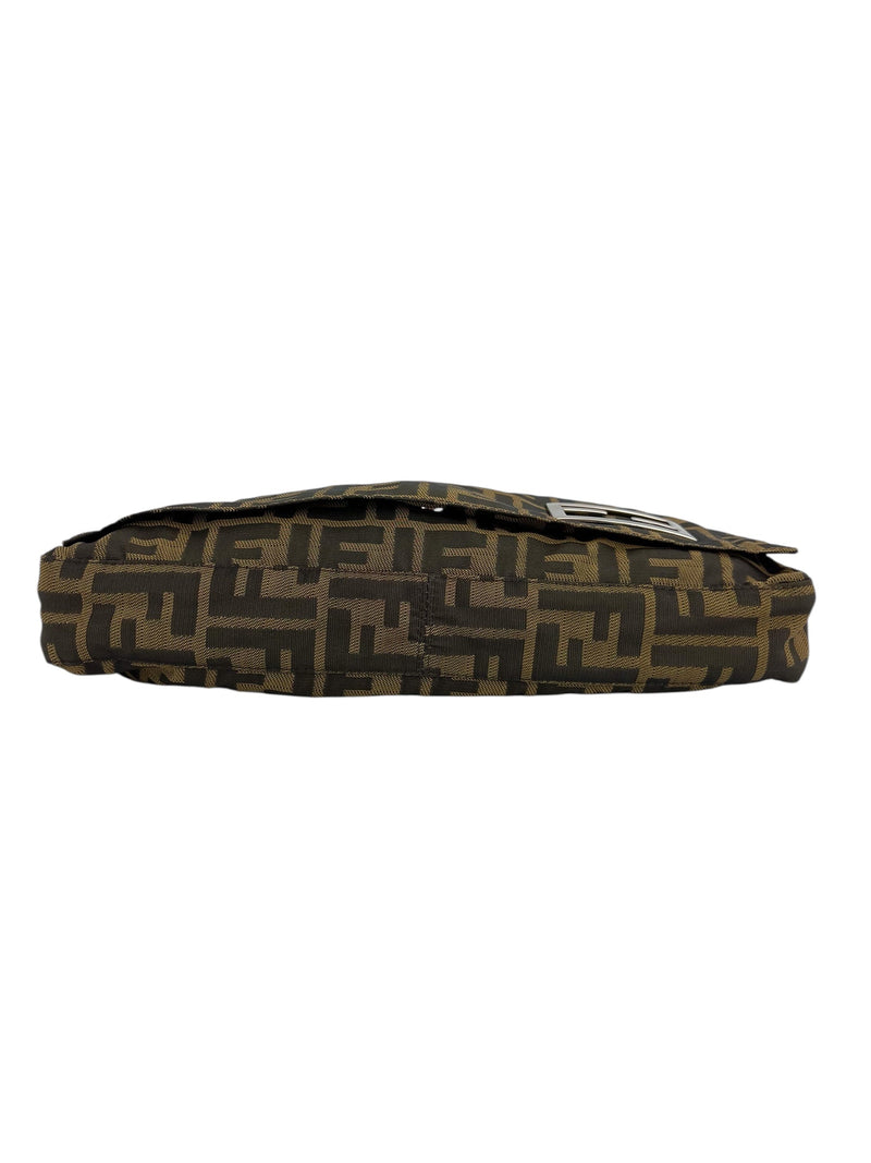 Fendi Zucca Flap Baguette Oversized