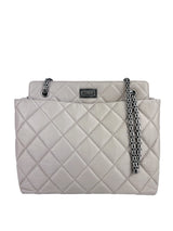 Chanel Light Grey/Taupe Reissue 2.55 Tote