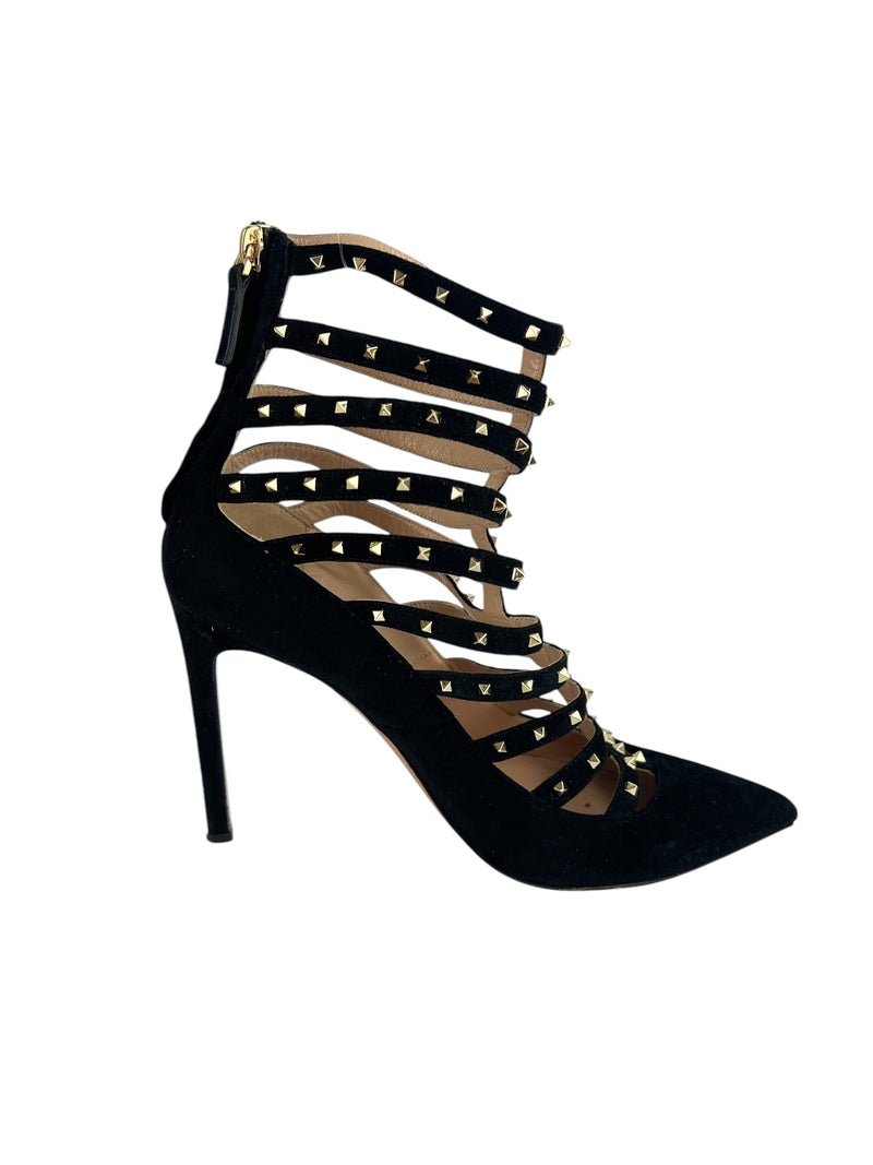 Valentino Ankle Strap T Heels - 105MM Size 38.5