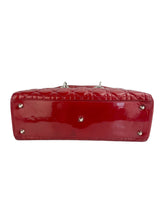 Christian Dior Red Patent Leather Large Lady Dior