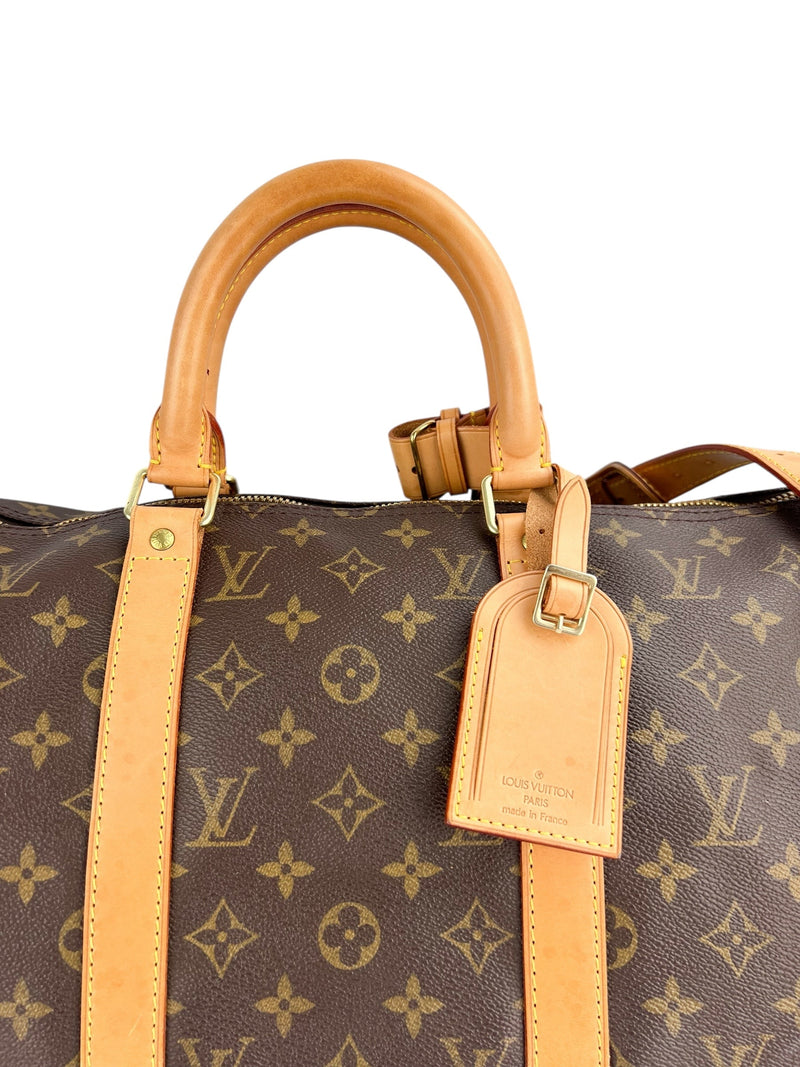 Louis Vuitton Vintage Monogram Keepall Bandouliere 50 Messenger