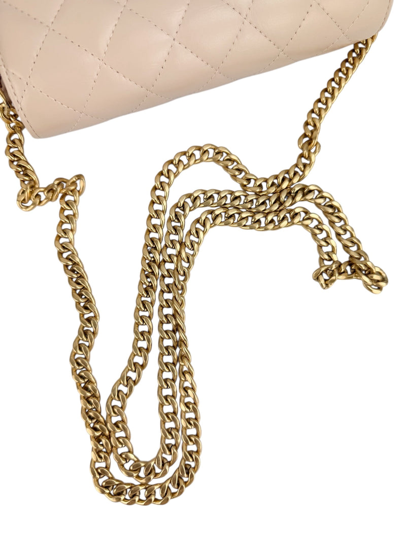 Chanel Giant CC Nude Flap (FULL SET)