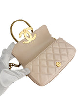 Chanel Giant CC Nude Flap (FULL SET)