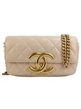 Chanel Giant CC Nude Flap (FULL SET)