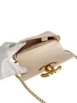 Chanel Giant CC Nude Flap (FULL SET)