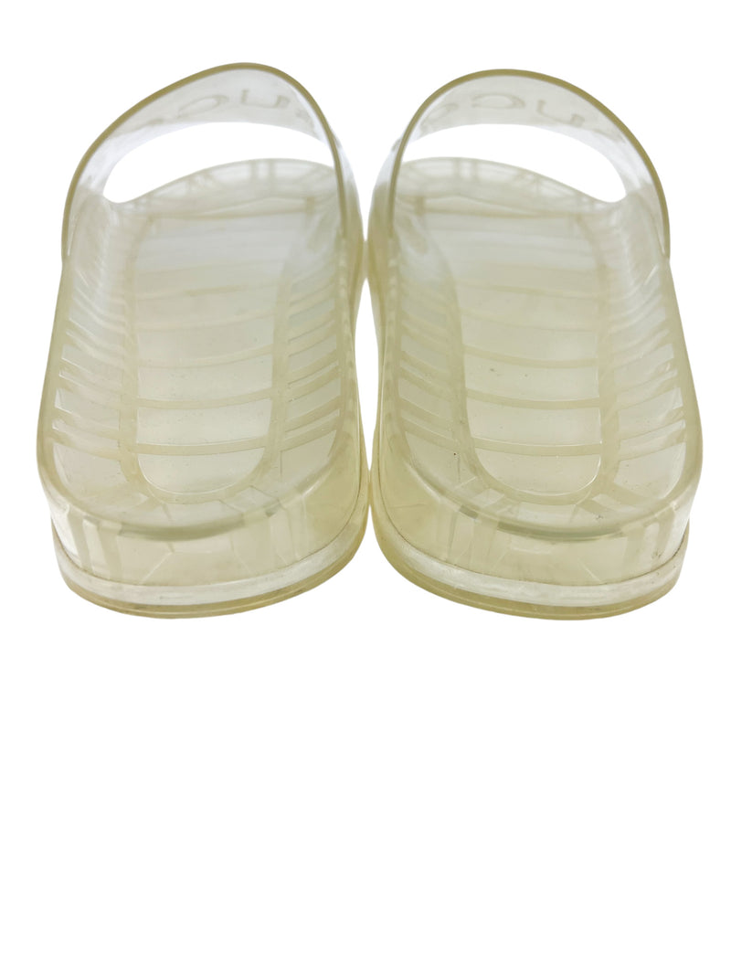 Gucci Clear Rubber Sandals