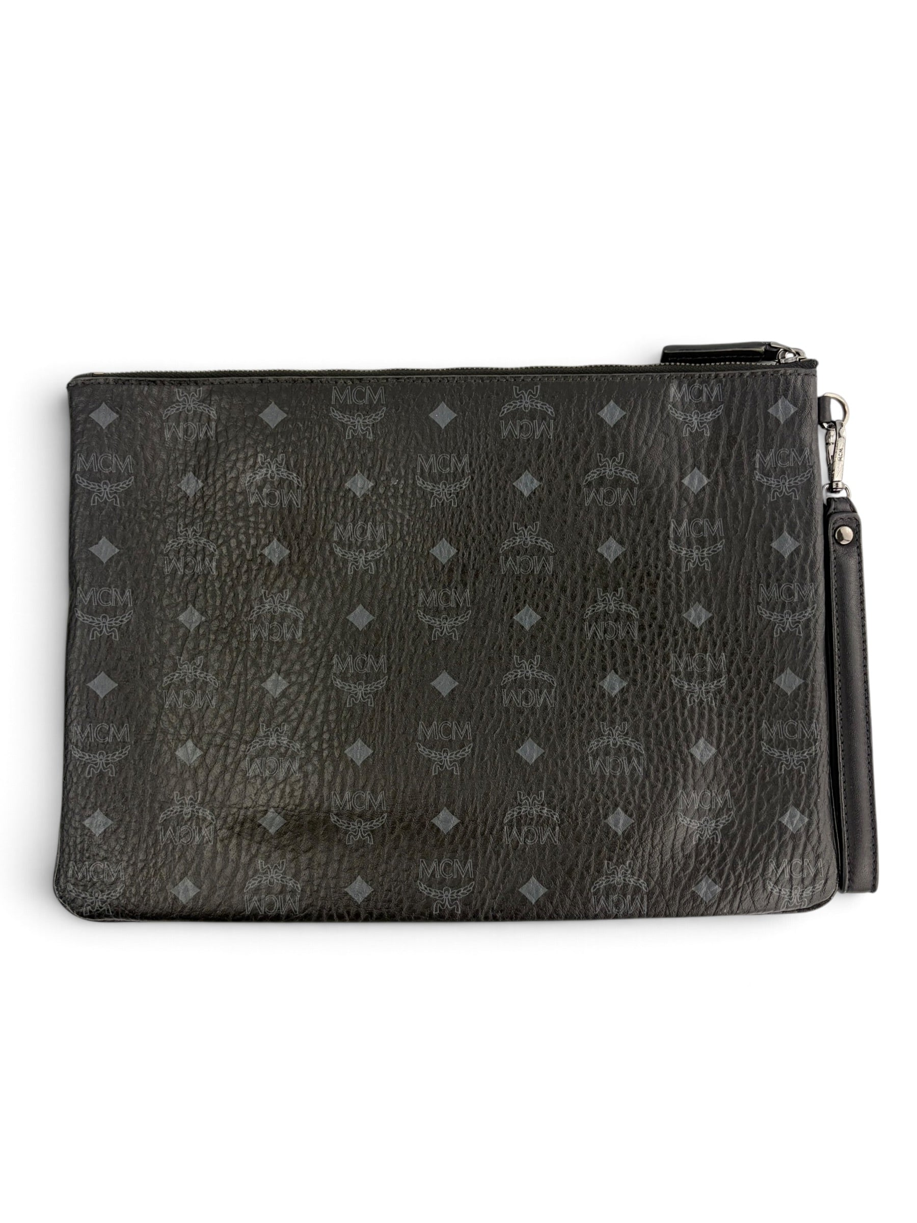 mcm-black-visetos-zip-pouch-wristlet-1