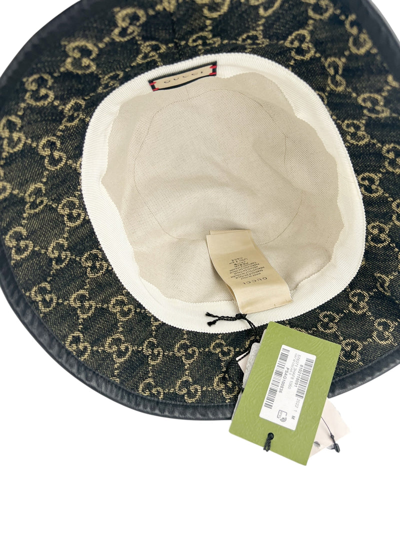 Gucci Dark Denim Bucket Hat Size Medium