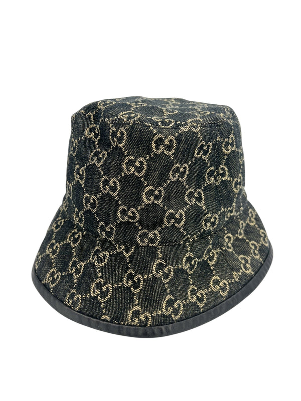 Gucci Dark Denim Bucket Hat Size Medium