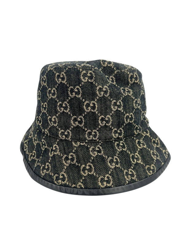 Gucci Dark Denim Bucket Hat Size Medium