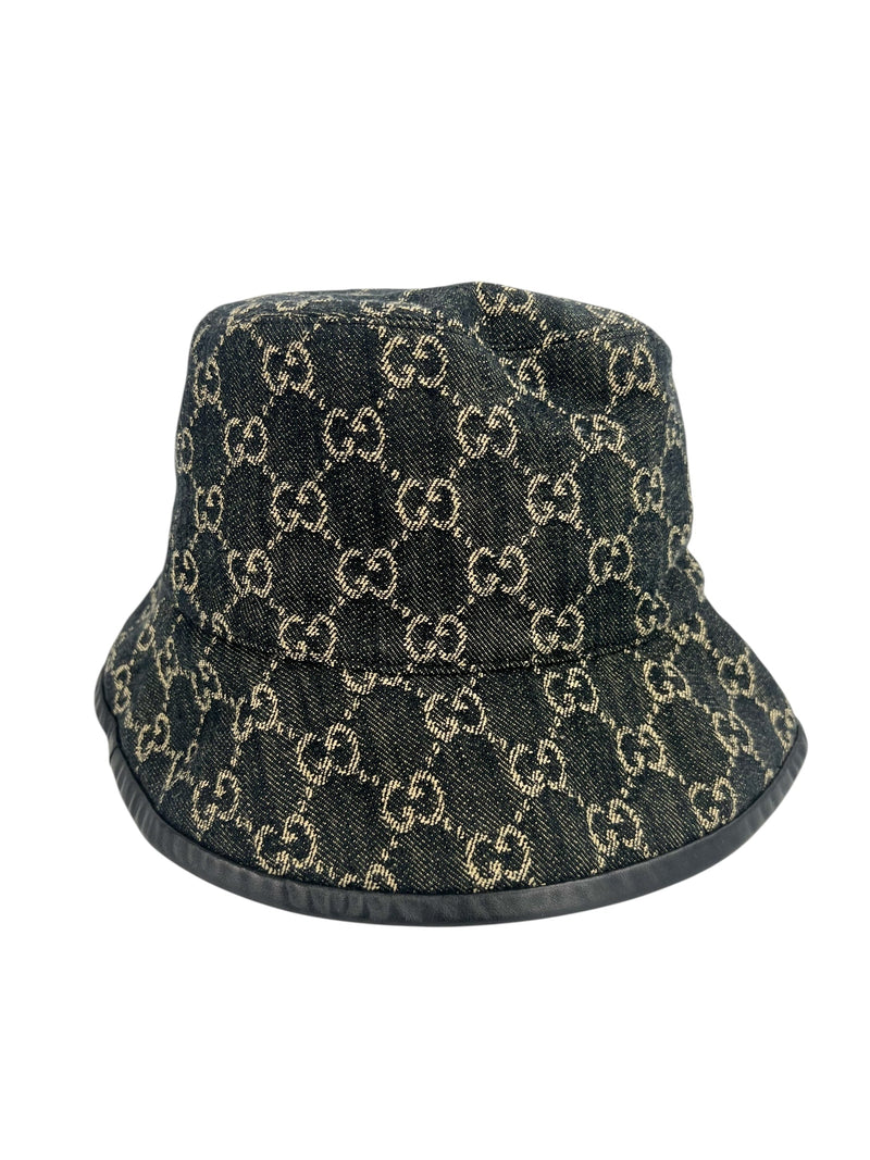 Gucci Dark Denim Bucket Hat Size Medium