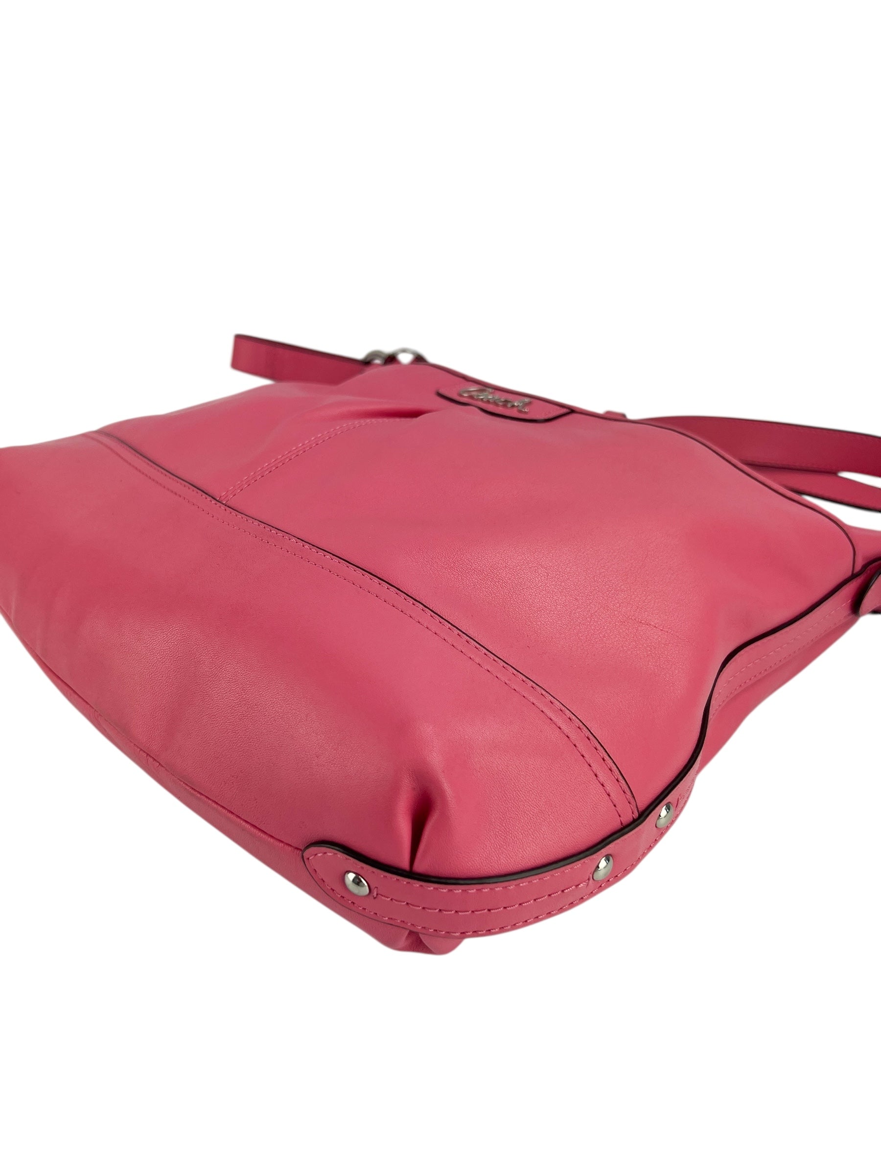 Coach Pink Leather Messenger