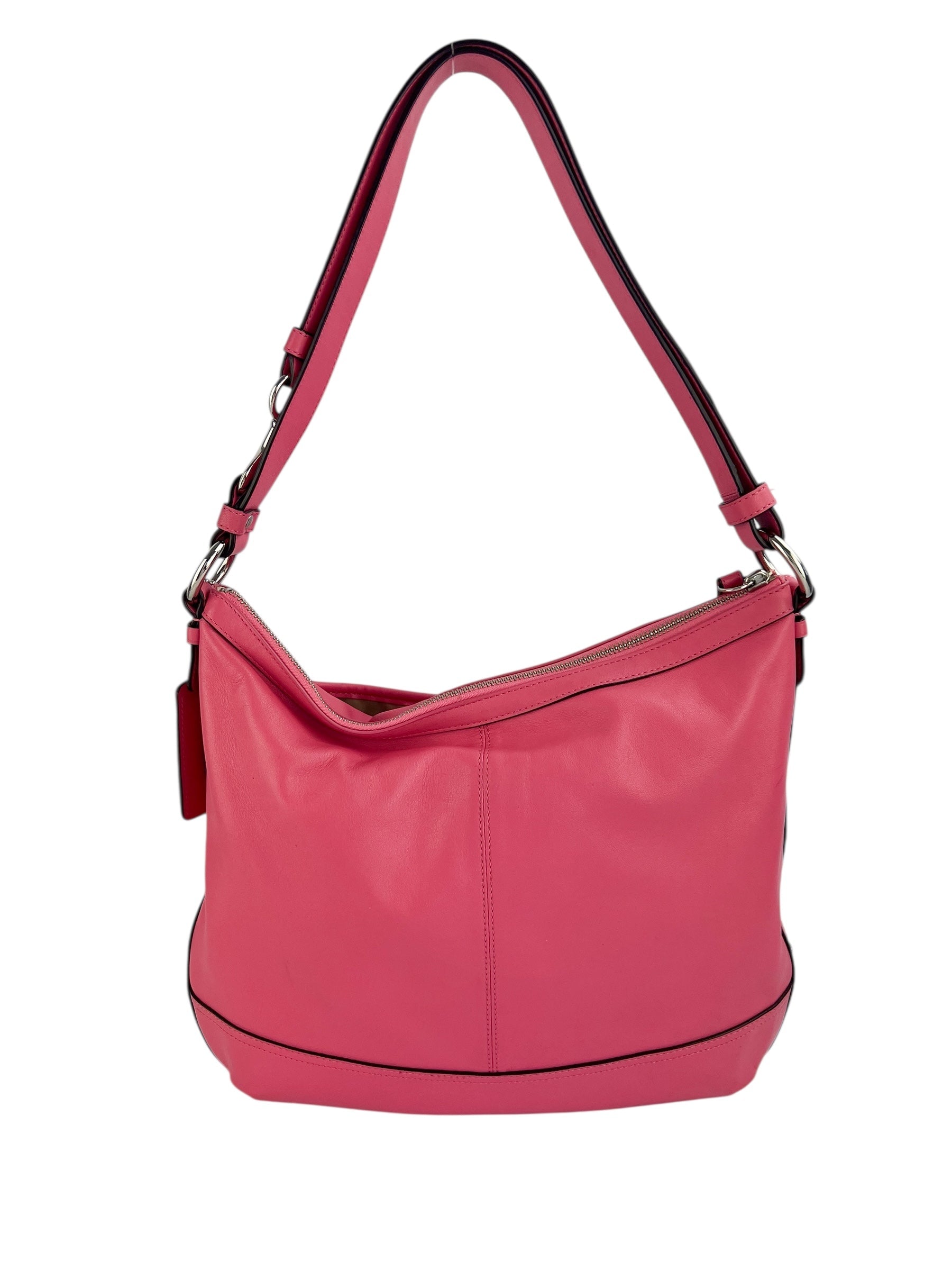 Coach Pink Leather Messenger