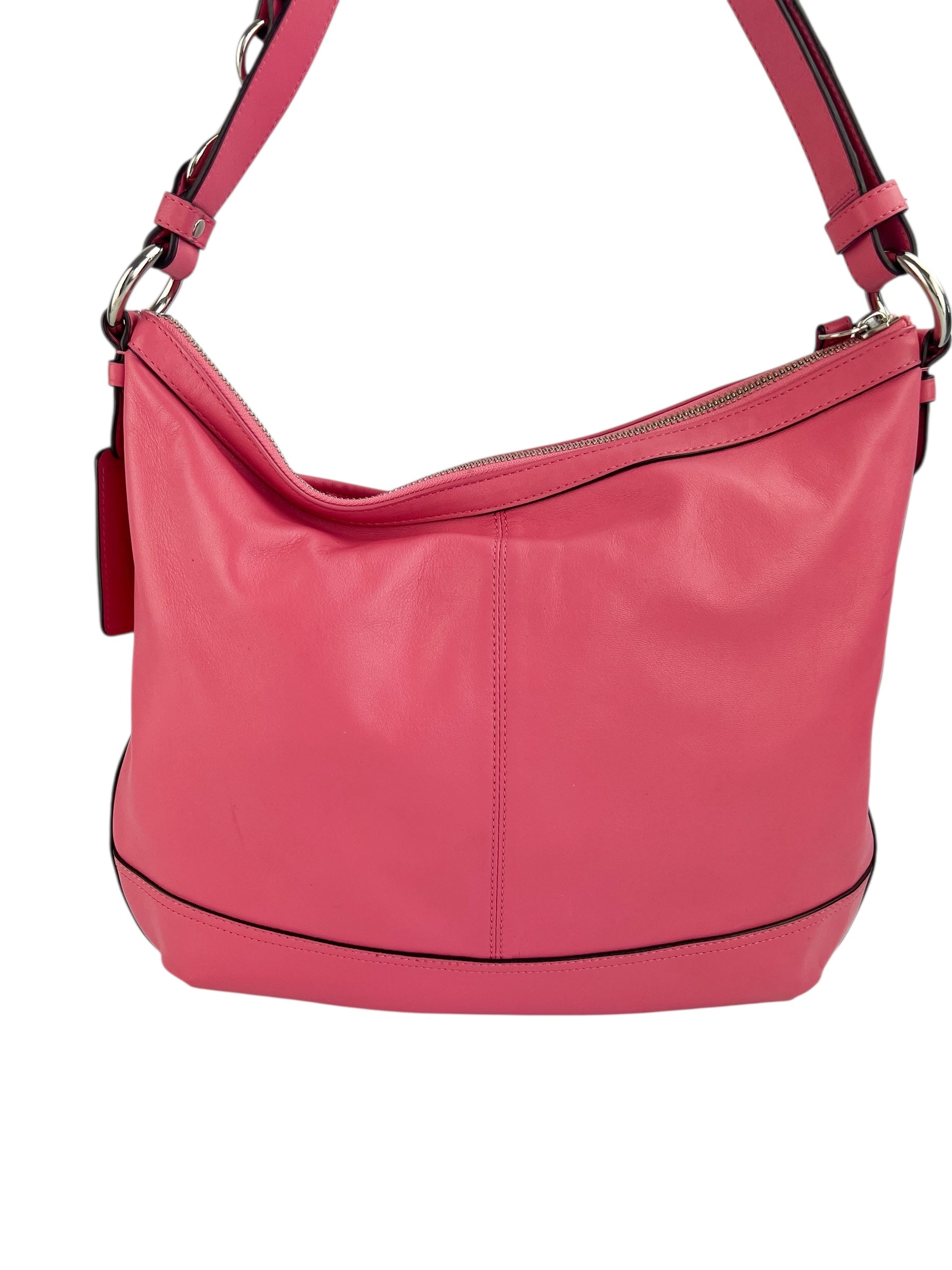 Coach Pink Leather Messenger