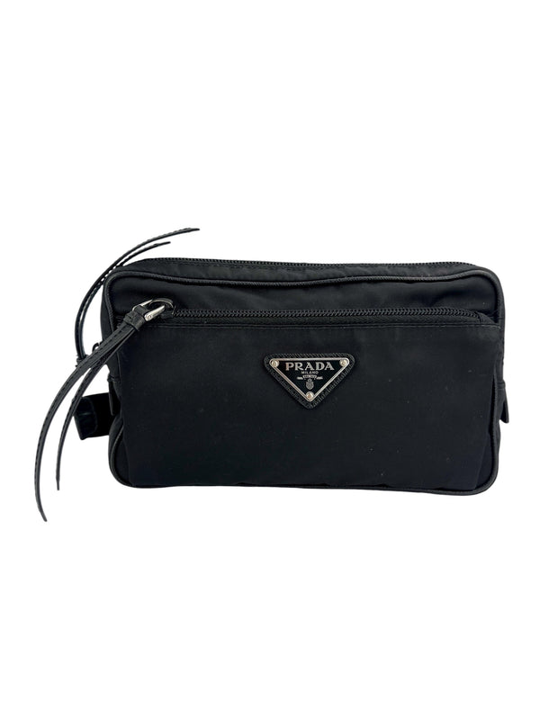 Prada Black Nylon Bum Bag