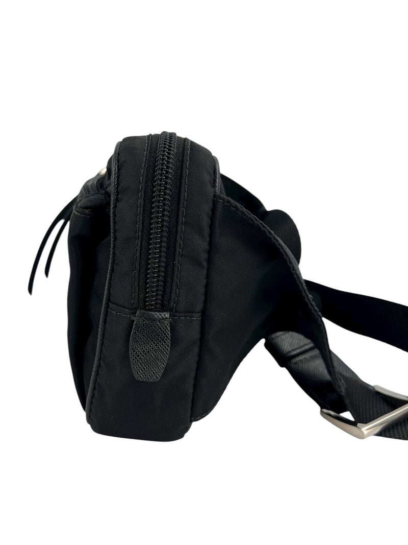Prada Black Nylon Bum Bag