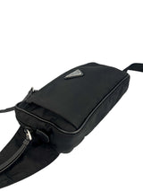 Prada Black Nylon Bum Bag