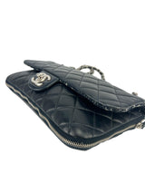 Chanel Navy Classic Single Flap Bag Quilted Calfskin