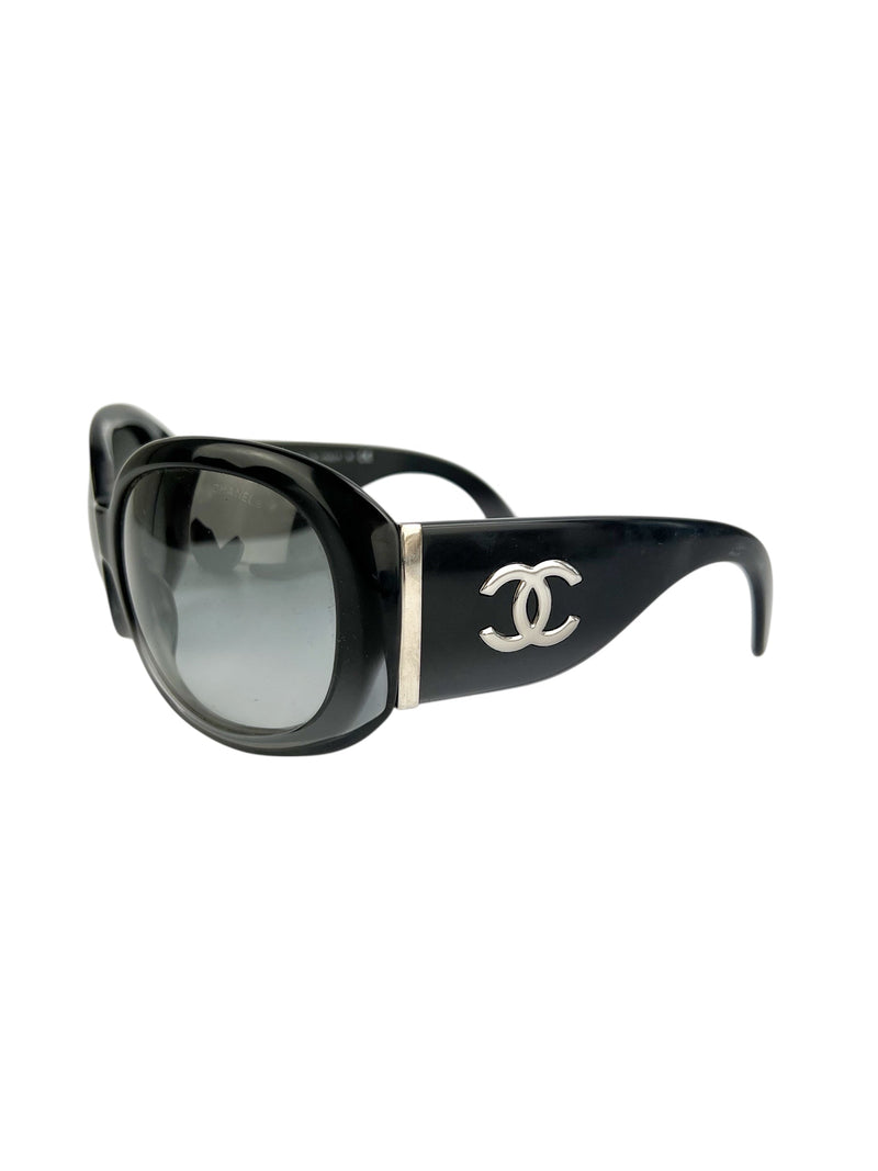 Chanel Vintage Oversized Sunglasses W/ Hardcase