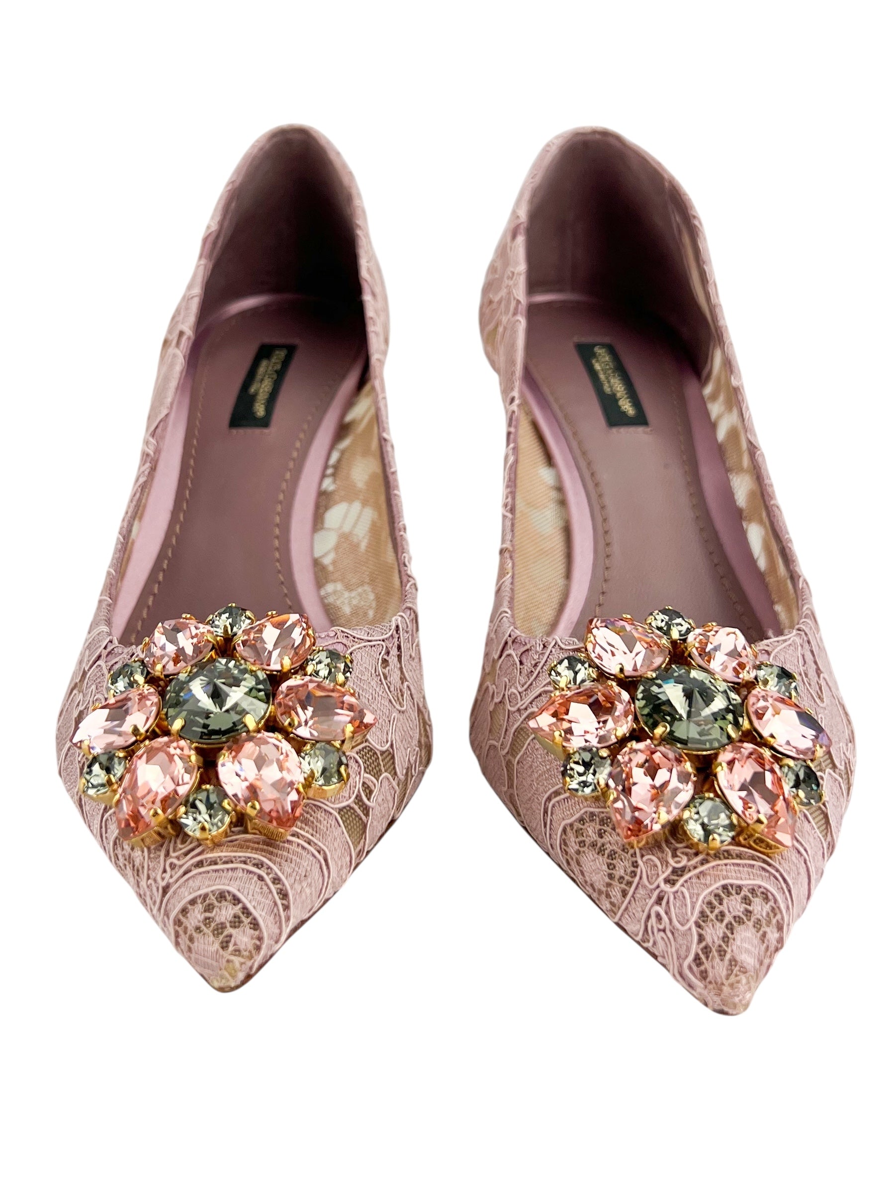 Dolce & Gabbana Lace Heels Size 38