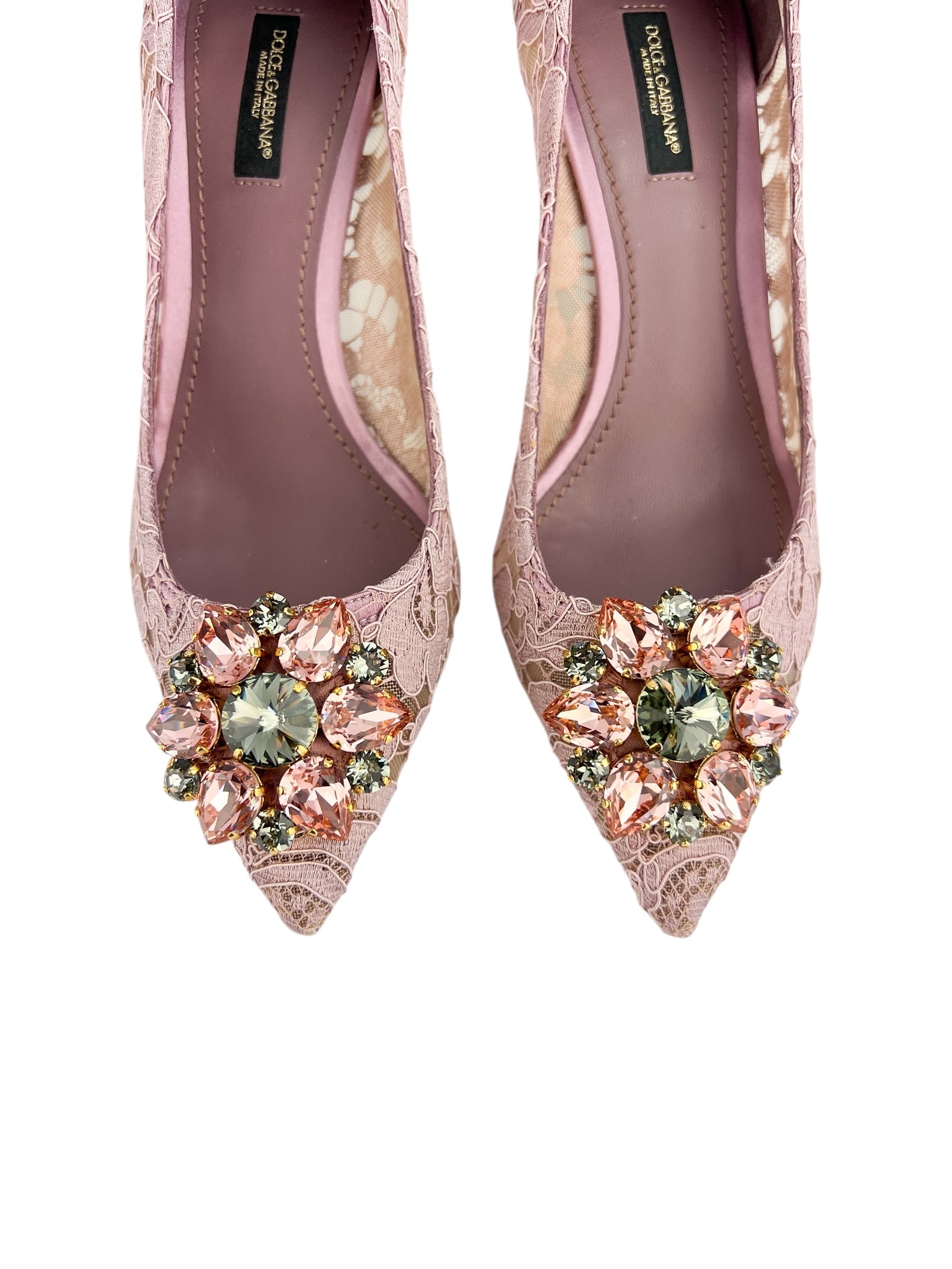 Dolce & Gabbana Lace Heels Size 38