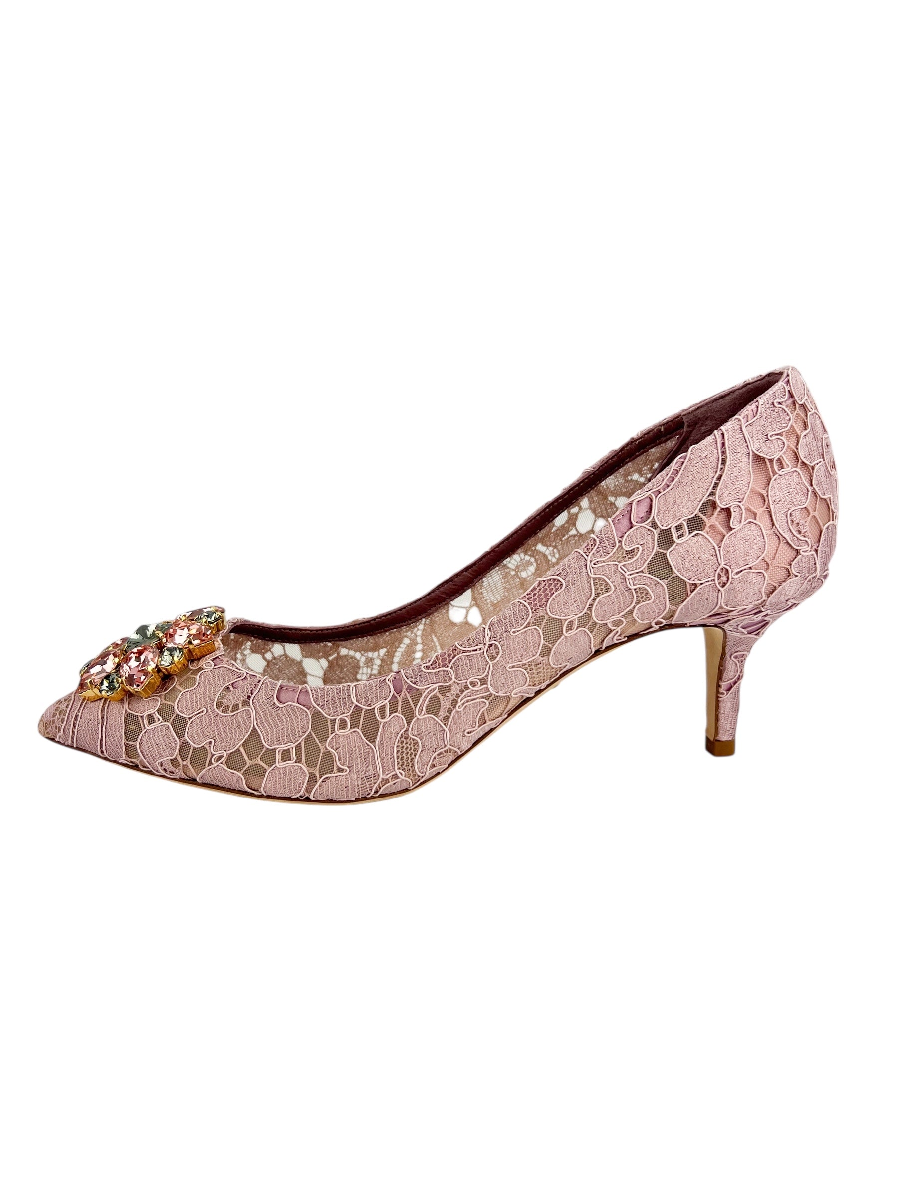 Dolce & Gabbana Lace Heels Size 38