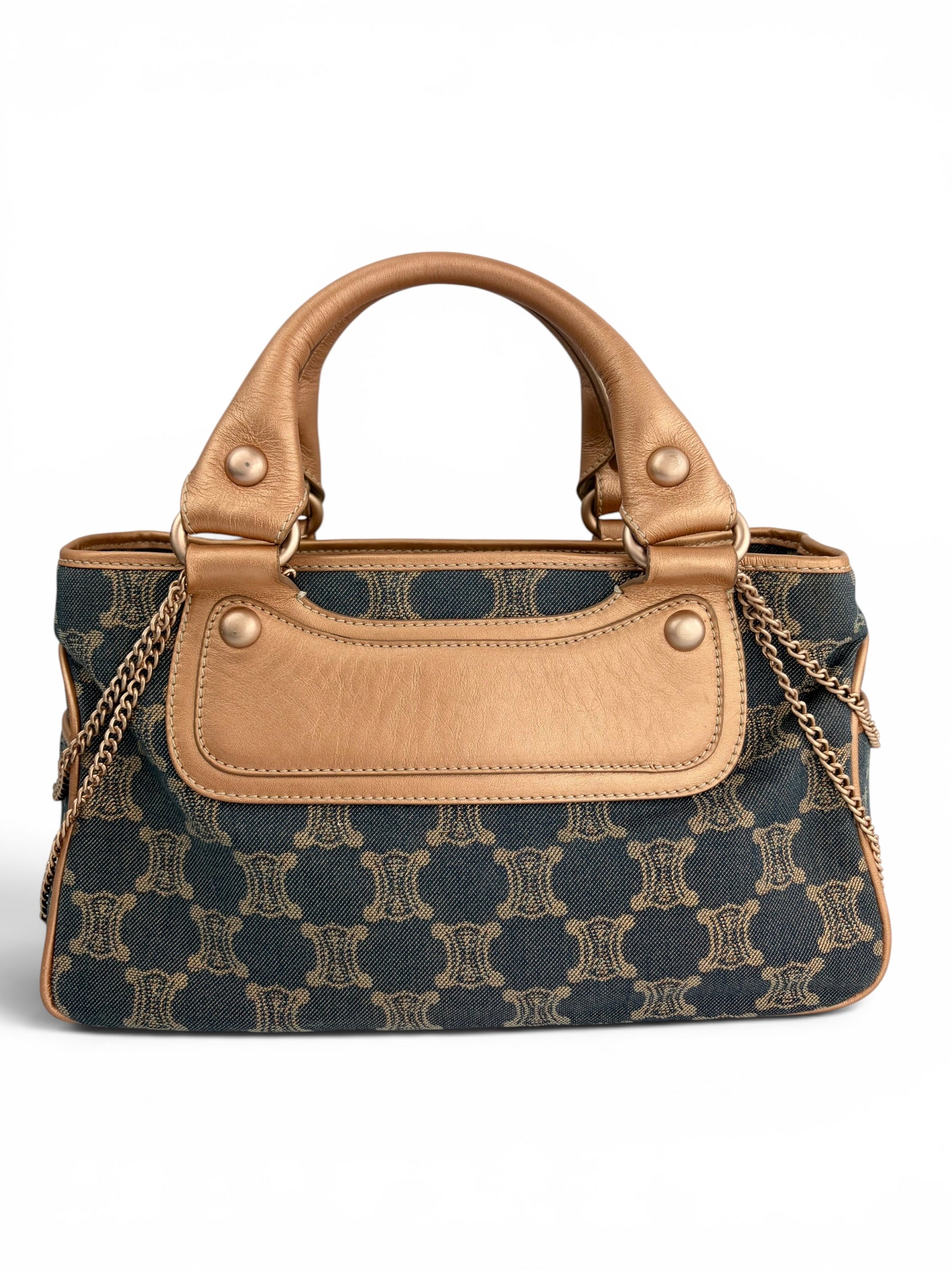 celine-vintage-denim-metallic-boogie-bag-0