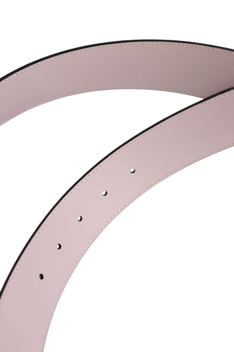 Fendi F Logo Reversible Leather Belt